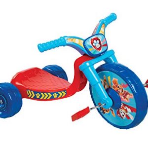 Paw Patrol 10” Fly Wheels Junior Cruiser Ride-On Pedal-Powered Toddler Bike/Trike, Ages 2-4, for Kids 33”-35” Tall and up to 35 Lbs