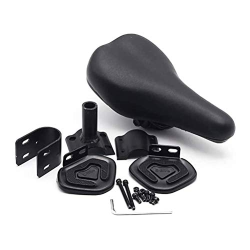 Set of Children Saddle Seat Foot Pedals, Bicycle Saddle Designed Suspension Shock Absorbing for F Wheel DYU Electric Bike Foot