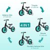 Eilsorrn Balance Bike for Kid Training Bicycle for Toddler 2-5 Years Old Kid Bike with Pedals and Training Wheels