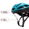Sena Unisex-Adult Smart Cycling Helmet (Ice Blue, Medium), R1-STD-IB-M