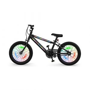 Jetson JLR X 20" Wheel Light-Up Bike | Includes Light-Up Frame and Light-Up Wheels | Three Different Light Modes | Easily Adjustable Handlebar and Seat Height | 20" Rubber Tires, Handbrake