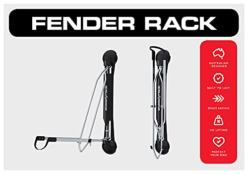 Steadyrack Bike Racks - Fender Rack - Wall Mounted Bike Rack Storage Solution for Your Home, Garage, or Bike Park - 4 Pack