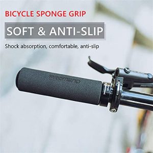 Bike Grips, Soft Foam Handlebar Grips Single Lock-on, Comfortable Non-Slip Bicycle Handle Grips, Handle Bar End Grips for MTB Mountain BMX Beach Cruiser Scooter