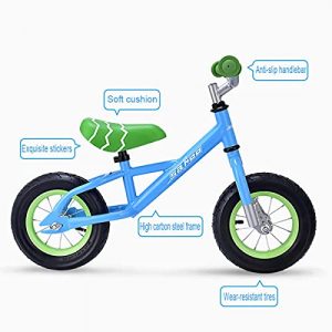 HYDL Kids Balance Bike 2-5 Years, Toddler No-Pedal Balance Bike, Training Bike with Adjustable Seat, 10 Inch Lightweight Sports Training Bicycle,Pink