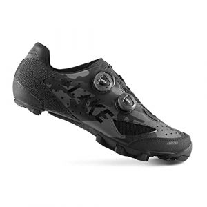 Lake MX238 Wide Cycling Shoe - Men's Black Camo, 44.0