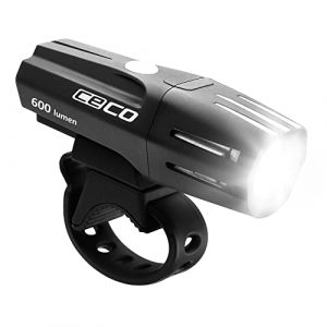 CECO-USA: 600 Lumen USB Rechargeable Bike Light – Tough & Durable IP67 Waterproof & FL-1 Impact Resistant – Super Bright Model F600 Bicycle Headlight – for Commuters, Road Cyclists, Mountain Bikers