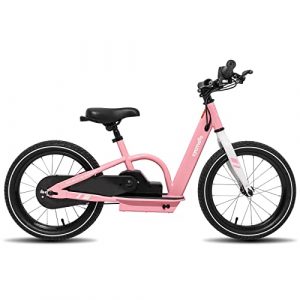 JOYSTAR Electric Balance Bike for 3-9 Years Old Kids with Brakes,80W Mini 14&16 Inch Toddler Bike,21V 5.1 Ah Battery Powered Ride on Toys,No Pedal Ebike&Push Bike for Boys&Girls.