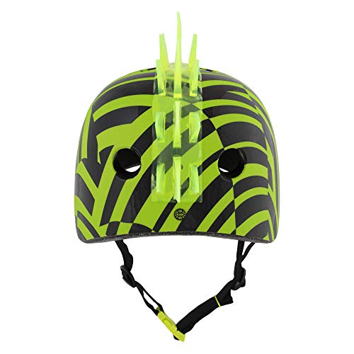 Krash! Dazzle Green LED Youth Mohawk Helmet, One Size, Model Number: 8052882