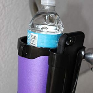 BikeCupHolder - Purple- Cell Phone - Keys - Holder Combo for Beach Cruiser - Commuter Bike