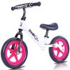 SIMEIQI Balance Bike Lightweight for Kids Ages 2 3 4 5 6 Years Old Girls Boys,Walking Training Bike for Toddler 24 Months,No Pedal Push Bicycle Adjustable Seat Air-Free Tires (Pink)