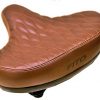 Fito Made in Taiwan GS Beach Cruiser Bike Bicycle Saddle Seat with Spring Suspension (Brown)