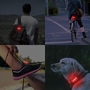 BV Bicycle Light Set Super Bright 5 LED Headlight, 3 LED Taillight, Quick-Release