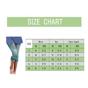 Hatop Women Shorts Summer Casual Pants Prints Cycling Short Elastic Waist Casual Vacation Skinny Leggings Cropped Trousers