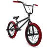 Elite BMX Bicycle 20” & 16" Freestyle Bike - Stealth and Peewee Model (Stealth Black Red, 20")