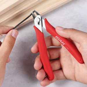 IGAN-170 Wire Cutters, Precision Electronics Flush Cutter, One of the Strongest and Sharpest Side Cutting pliers with an Opening Spring, Ideal for Ultra-fine Cutting Needs.