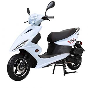 X-PRO Bali Moped Scooter Street Scooter Gas Moped 150cc Adult Scooter Bike with 10