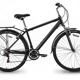 Hurley J-Bay Hybrid Urban Bicycle (Black, Medium / 18 Fits 5'6