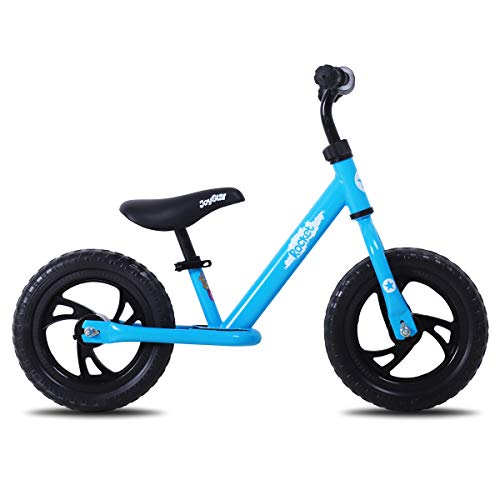JOYSTAR 12 Inch Balance Bike for 2 3 4 5 Years Old Boys Girls 12" Push Toddler Balance Bike with Footboard Child Glider Blue