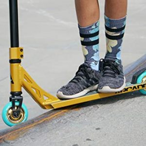 ARCADE Pro Scooters - Stunt Scooter for Kids 8 Years and Up - Perfect for Beginners Boys and Girls - Best Trick Scooter for BMX Freestyle Tricks (Gold/Teal)