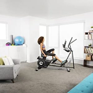 ProForm Hybrid Trainer Recumbent Bike and Rear Drive Elliptical, Compatible with iFIT Personal Training at Home