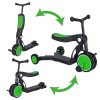 WONKAWOO Tri-Scoot Scooter 3-in-1 Tricycle/Scooter/Balance Bike Sleek Design Foldable Seat for Kids & Toddlers Boys & Girls for 3-8 Years Old