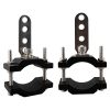 Telawsfun 2 Inch Tube Clamp LED Light Mounting Bracket,0.7-2 inch Adjustable Roll Cage Mount Brackets Roll Bar Clamp for Motorcycle Bicycle Offroad , 2 PCS