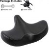 YBEKI Wide Comfortable Bike Seat-Bicycle Saddle is Thickened, Widened, High Rebound Foam Padded, Soft and Breathable Double Spring Design, Suitable for Most Indoor and Outdoor Bike.1 Year Warranty