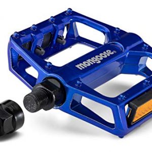 Mongoose Adult Mountain Bike Pedals, Blue