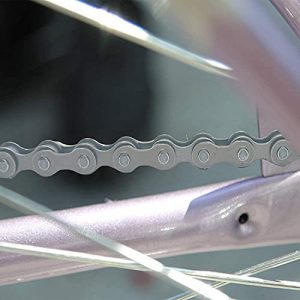 Single Speed Bike Chain, 1-Speed Bicycle Chain 1/2x1/8 inch, 114 Links.