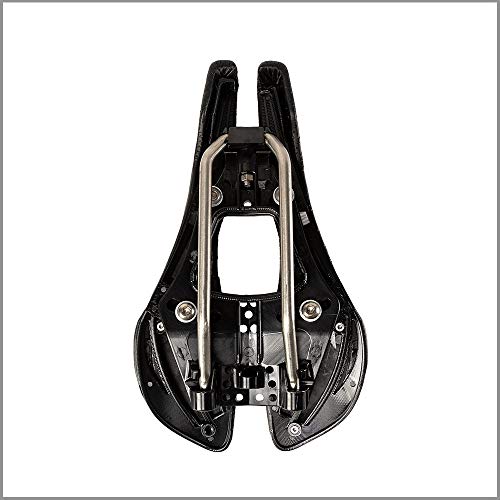 BiSaddle EXT Stealth Adjustable Bicycle Saddle with Titanium Rails Custom Fit Comfort