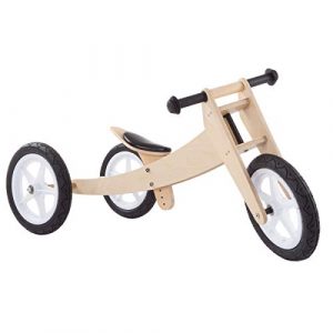 Lil' Rider 3-in-1 Balance Bike – Multistage Wooden Walking Beginner Tricycle Convertible Ride On Boys and Girls Toy for Indoor and Outdoor Play