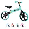 Yvolution Y Velo Senior Balance Bike 12" | No Pedal Push Bicycle for Kids Ages 3-5 Years Old (Teal)