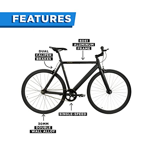 P3 Cycles Track Aluminum Single Speed Fixie Urban Bike