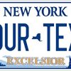 New York 2020 Personalized Custom Novelty Tag Vehicle Car Auto Motorcycle Moped Bike Bicycle License Plate