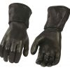 Milwaukee Leather Men's Deerskin Leather Thermal Gauntlet Gloves (S)
