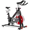 Sunny Health & Fitness Indoor Cycling Exercise Bike with Heavy 49 LB Chrome Flywheel - SF-B1002