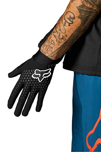 Fox Head Mens Defend Mountain Bike Gloves, Touch Screen, Protection Gel Pad, Full Finger