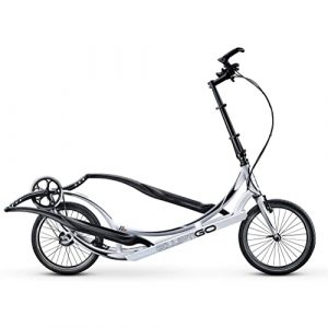 ElliptiGO 11R Long Stride Outdoor Elliptical Bike and Best Hybrid Indoor Exercise Trainer (White)