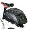 Bike Rack Bag Bicycle Bag Bike Trunk Bags Rear Rack Pack Carrier Pannier Storage Cargo Saddle Back Seat Luggage Pouch Mountain Road Fat Tire Commuter Electric Biking Travel Cycling Waterproof 7L