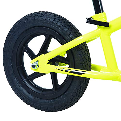Huffy Lil Cruizer Balance Bike, 12” Wheels, Neon Yellow