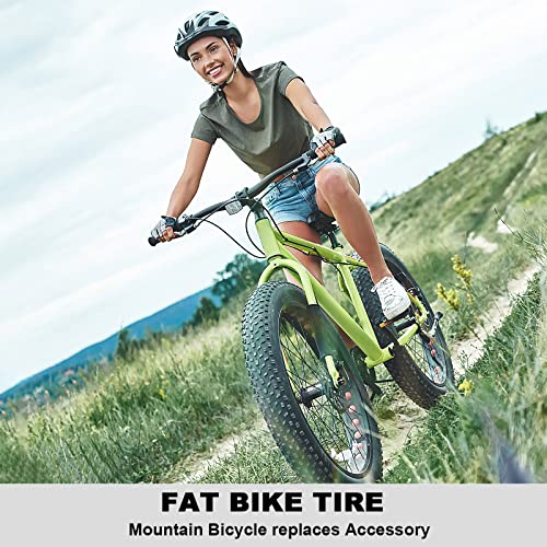 MOHEGIA Fat Tire,20 x 4.0 inch Fat Bike Tire,Folding Bead Electric Bike Tires,Compatible Wide Mountain Snow Bicycle