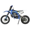 X-PRO Storm 125cc Kids Dirt Bike Pit Bike Youth Dirt Pit Bike with 4-Speed Semi-Automatic Transmission, Big 14"/12" Tires, Zongshen Engine! (Blue)