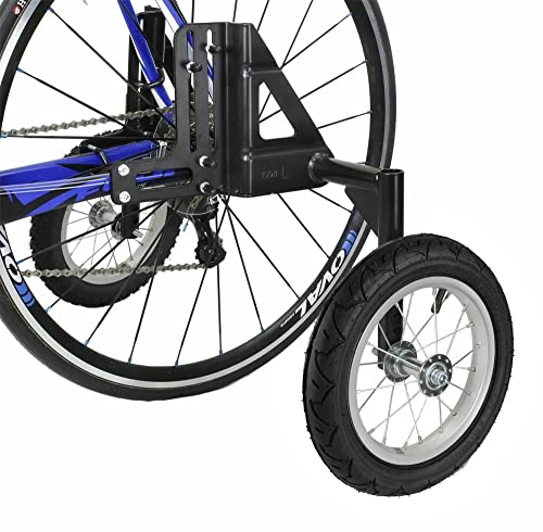 CyclingDeal Adjustable Adult Bicycle Bike Stabilizers Training Wheels Fits 24" to 29" - Heavy Duty