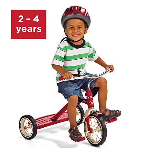 Radio Flyer Classic Red 10" Tricycle for Toddlers ages 2-4 (34B)