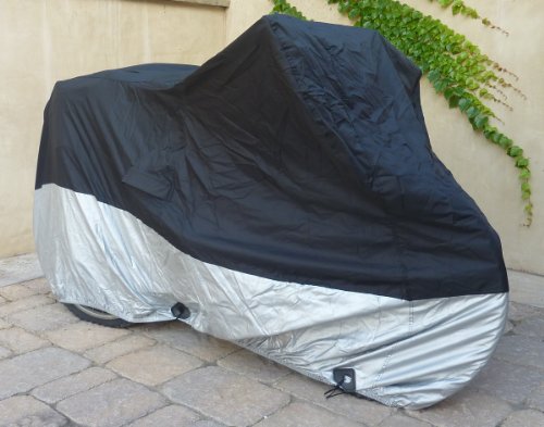 Adult Tricycle Cover fits Schwinn, Westport and Meridian - Protect Your 3-Wheel Bike from Rain, Dust, Debris, and Sun when Storing Outdoors or Indoors - Black ss400 75"L x 30"W x 44"H