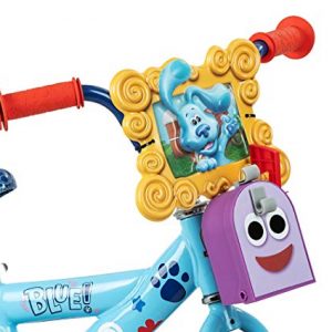 Nickelodeon Blue's Clues & You! Kids Bike, 12-Inch Wheels, Ages 2-4 Year Old, Training Wheels Included, Blue