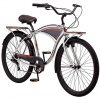 Kulana Lakona Tide Adult Beach Cruiser Bike, 26-Inch Wheels, 7-Speed, Silver (R7312AZ)