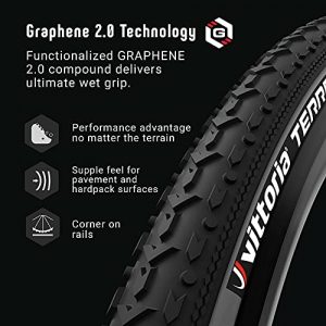 Vittoria Terreno Mix Bike Tires for Gravel and Mixed Terrain Conditions - Cyclocross Terreno Mix G2.0 Tubeless TNT MTB Tire (700x38c)