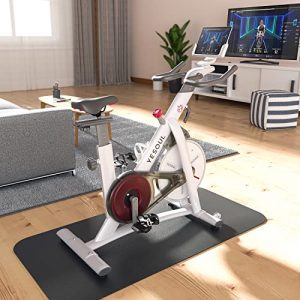 YESOUL S3 Indoor Exercise Bike Supports Bluetooth, Smart Connect Cycling Bikes with Heart Rate Monitor, Silent Belt Drive Stationary Fitness Bike for Home Gym with Tablet Holder