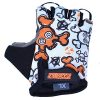 ZippyRooz Toddler & Little Kids Bike Gloves for Balance and Pedal Bicycles for Ages 1-8 Years Old. 8 Designs for Boys & Girls (Skulls, Little Kids XL (7-8))